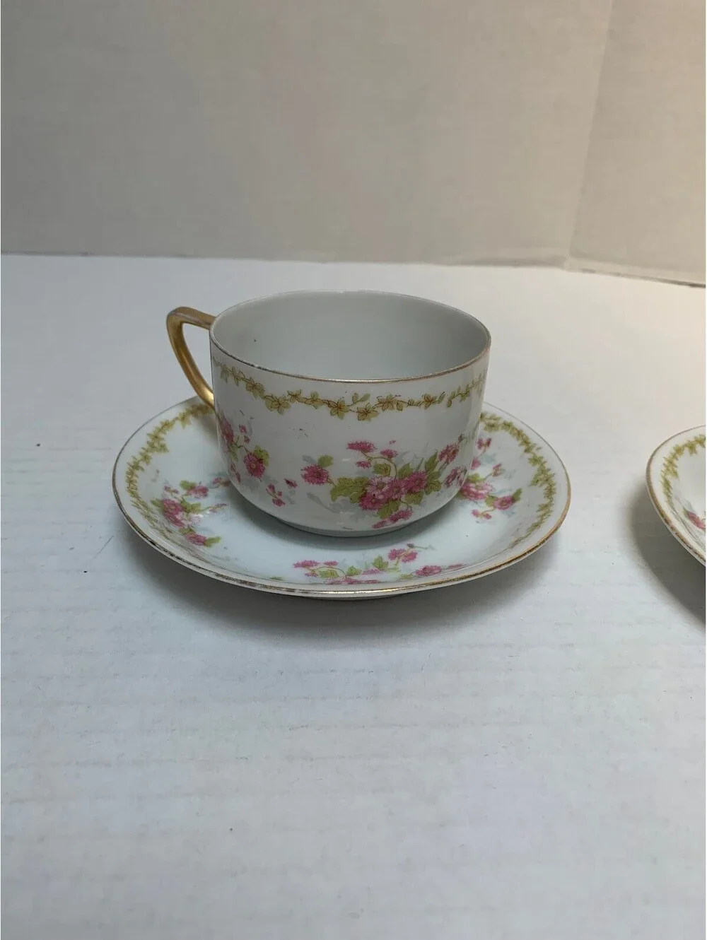 Vintage Victoria Austria Pattern 223 or VT0223 Pink Rosebuds 2 Sets
